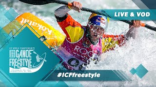 Junior Kayak Heats Canoe Finals  2023 ICF Freestyle World Championships Columbus Georgia USA [upl. by Omrelliug]