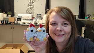 Cottontail Crafts by Heather is live Making mini chickens [upl. by Aluap]