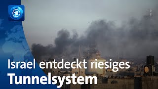 Riesiges Tunnelsystem Israel findet HamasZentrale [upl. by Nnahgaem]