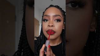 The Ultimate Red Lip Combo Fenty Beautys quotthe Mvpquot Liquid Lipstick [upl. by Calabresi]