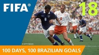 100 Great Brazilian Goals 18 Branco USA 1994 [upl. by Airlia]