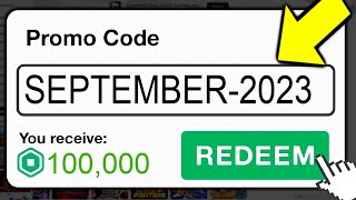 This SECRET Promo Code Gives FREE ROBUX Roblox September 2023 [upl. by Mages956]