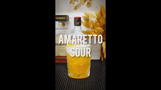 How to make an Amaretto Sour cocktail at home recipe [upl. by Erasmus]