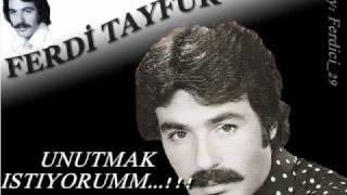 FERDI TAYFUR  UNUTMAK ISTIYORUM  FERDICI29 [upl. by Mignonne367]