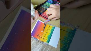 Oil pastel drawing art fyp shorts [upl. by Haymo]