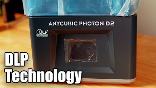 Anycubic Photon D2 DLP Resin Printer Setup and First Print [upl. by Annaeiluj]