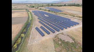 The construction of a 1MW photovoltaic power station [upl. by Sherry505]