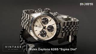 Vintage Rolex Daytona 6265  Vintage of the Week Episode 9  Bobs Watches [upl. by Trilby317]