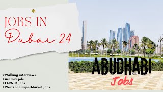 latest jobs in Dubai 2024 Freshers also apply  Visit visa holders also Apply [upl. by Alcus]