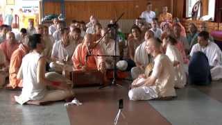 HH Kadamba Kanana Swami  evening kirtan 22062013 [upl. by Bilicki]