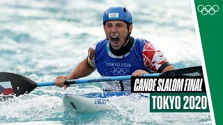 Full Canoe Slalom Mens C1 Final 🥇 🌊  Tokyo 2020 Replays [upl. by Glenda]