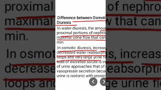 Osmotic Vs Water diuresis [upl. by Ardnaxila249]