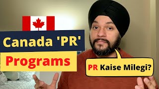 Canada PR Programs 2022  Canada PR Process and Express Entry [upl. by Lennej]