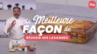 La meilleure façon de Réussir ses lasagnes  750g [upl. by Kippie215]