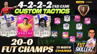 42224222 Custom Tactics Rank 1 98 Ronaldo97 Gullit99 Lucio FC24 Ultimate Team  Fut Champs [upl. by Latsirhc622]