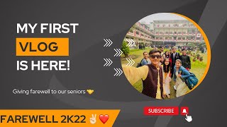 My First Vlog Is Here ❤️  TPS Farewell 2k22 🎉 Giving farewell to our seniors ✌🏻 like school [upl. by Mitchael]