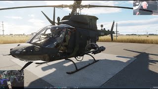 DCS Bell OH 58D Kiowa Warrior 3 erster Kampf Einsatz [upl. by Essirehc]