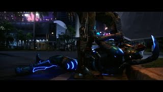 Blue Beetle vs Conrad Carapax Fight SceneHD [upl. by Ahsito188]