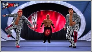 WWE 2K14  Too Cool Dancing Trio Entrance [upl. by Hamburger995]