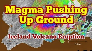 Magma Pushing Up The Ground Iceland Volcano Eruption Update Svartsengi Volcanic System [upl. by Bordiuk]