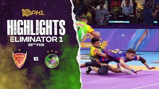 Match Highlights Dabang Delhi KC vs Patna Pirates  Eliminator 1  PKL Season 10 [upl. by Eivets882]