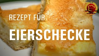 Klassische Eierschecke selber backen wie früher mit diesem alten DDR Rezept [upl. by Anu]