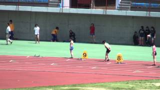 2015 茨城県高校総体陸上 水戸地区 女子200ｍ決勝 [upl. by Nylirrej]