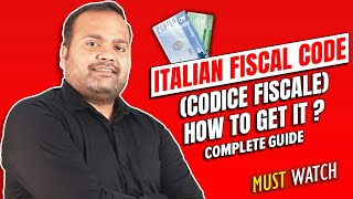 Italian Fiscal Code Codice Fiscale  How to Get it  Complete Guide  Study in Italy for Free 2022 [upl. by Punak]