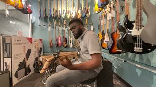 Amakye Dede Akwadaa Wesoa Bass Guitar Cover [upl. by Devad]