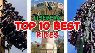 Top 10 rides at Liseberg  Gothenburg Sweden  2022 [upl. by Xila]