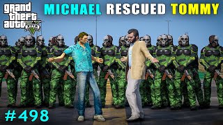 Michael Rescued Tommy from Kidnappers  Gta V Gameplay [upl. by Gaal457]