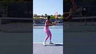 How good is Mike Tysons daughter at tennis 🤔 miketyson tennis coaching [upl. by Kenton]