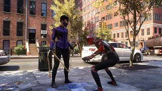 Miles Morales Meets Wraith Yuri Watanabe First Time In Freeroam  Spider Man 2 [upl. by Rosanna]