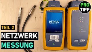 Netzwerk Messung Teil 2  Fluke Networks DSX5000 [upl. by Aititil]