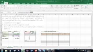 Ejercicios de Excel  Funciones financieras Caso1 [upl. by Eednac]