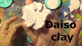 How To Use Daiso Paper Clay For Embellishments [upl. by Utter]