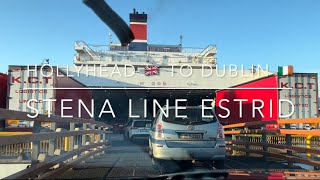 HolyHead to Dublin  Stena Line Ferry Ride  UK To Ireland Ferry Ship Journey [upl. by Carrew]