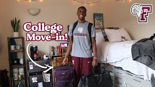 College Movein Vlog  Fordham University [upl. by Ailahk]