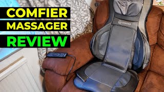 Comfier Shiatsu Neck and Back Massager Review So many functions [upl. by Yahs]