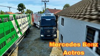 Mercedes Benz Actros V8 Delivery Sell Plan Euro Truck Simulator 2 [upl. by Dorcia]