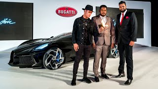 Bugatti  La Voiture Noire Dubai Premiere [upl. by Firahs]