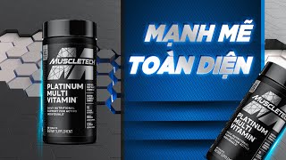 Vitamin Tổng Hợp MuscleTech Platinum MultiVitamins  Wheystore [upl. by Zadoc]