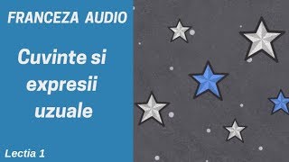 Franceza AUDIO 1  Cuvinte si expresii uzuale in franceza 2019 [upl. by Belda684]