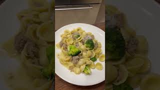 orecchiette orecchiette orecchiettepasta pasta saucepasta brocolli orecchietterecipe newyork [upl. by Jonie808]