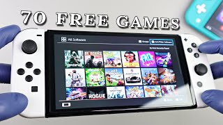 70 Free Games on Nintendo Switch OLED [upl. by Leta]