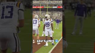 LSU FOOTBALL WHITEOUT JERSEYS 🥶 [upl. by Akinna]