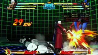 MvC3 Dante  Combo 02  Isedelica Special [upl. by Marinelli]