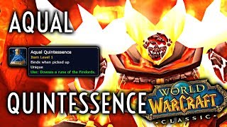 WoW Classic Guide  Dousing the Runes of the Firelord  Aqual Quintessence [upl. by Nath529]