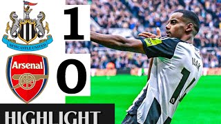 ⚪️Newcastle United vs Arsenal 10 HIGHLIGHTS  Premier League 20242025 Seasons [upl. by Gnap488]