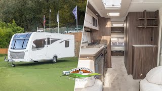 Elddis Affinity 550 2024 NEW Caravan Model  360 Exterior Demonstration Video [upl. by Saoj]